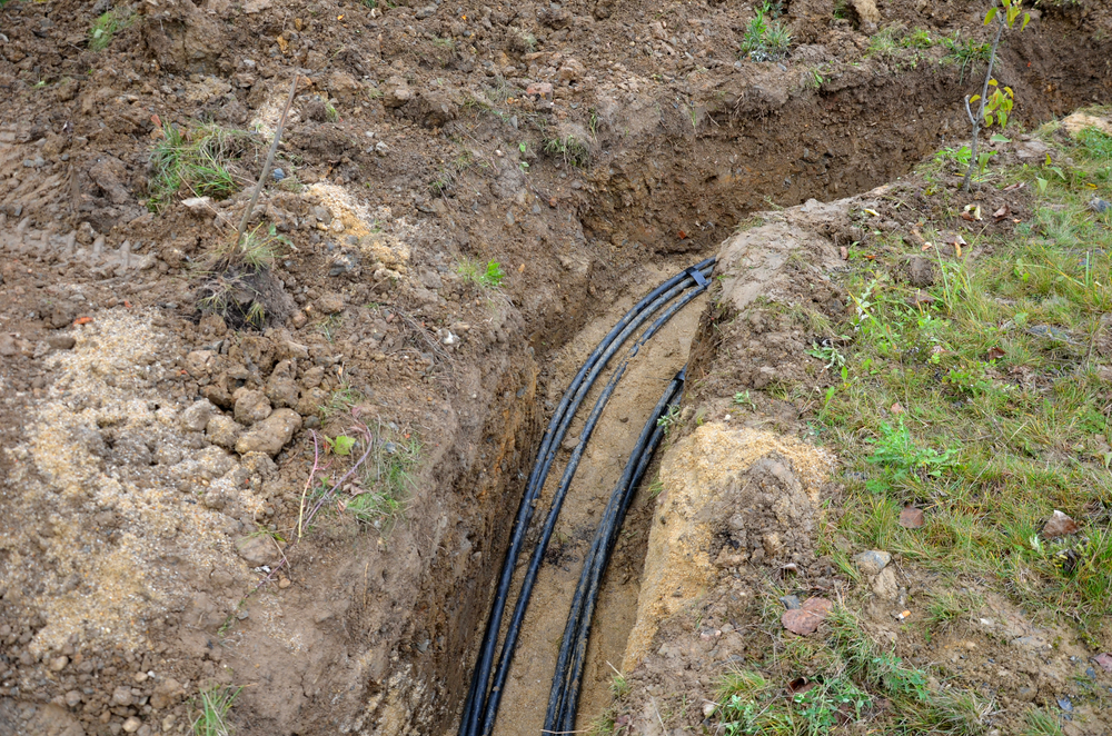 kabel unter der erde