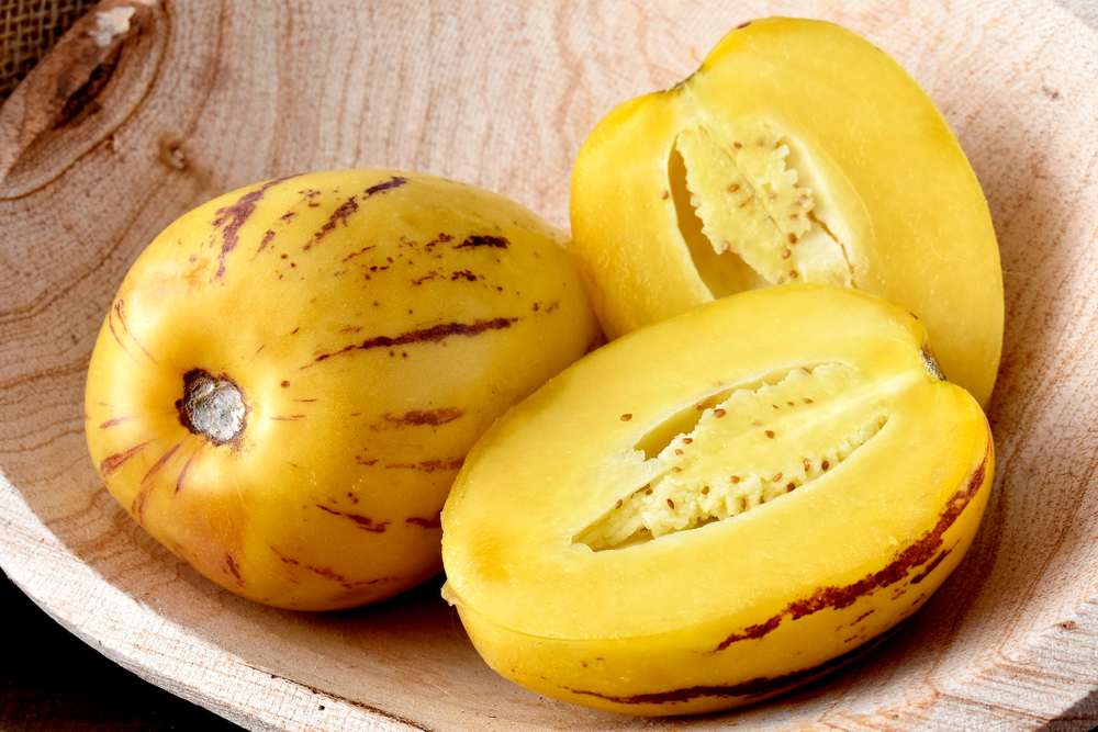 reife melonenfrucht