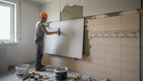 rigipsplatten kleben