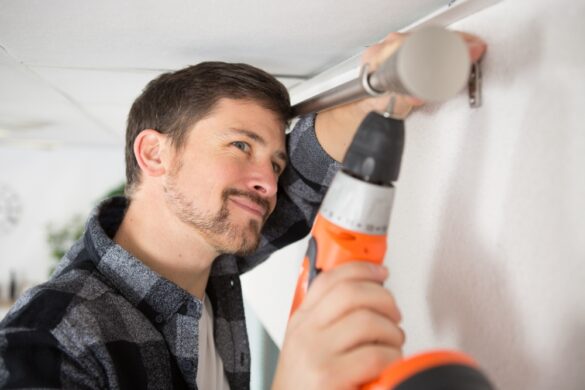 gardinenstange montieren