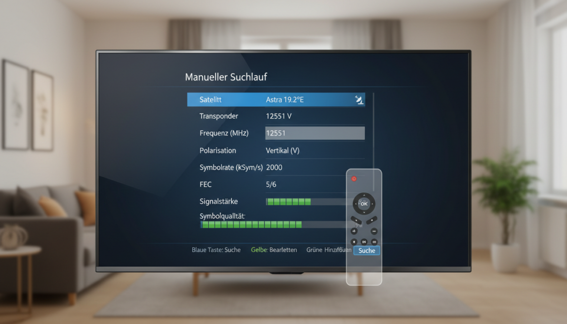 Astra 19,2 am TV einstellen