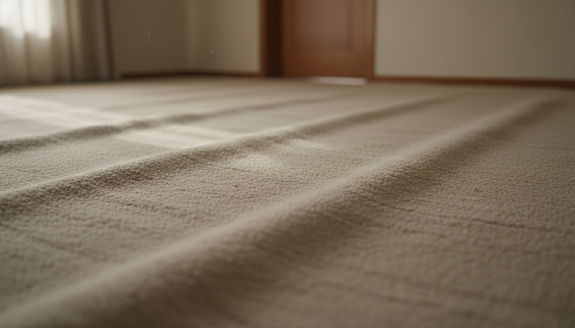 leichte wellen im teppichboden