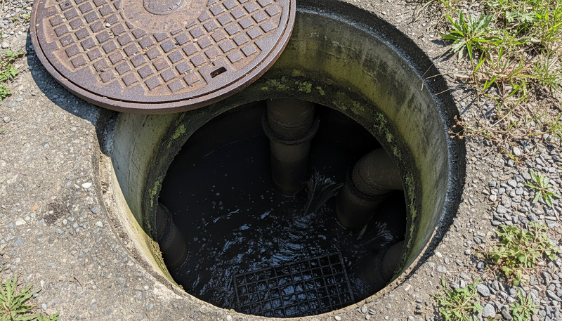 schacht für abwasser